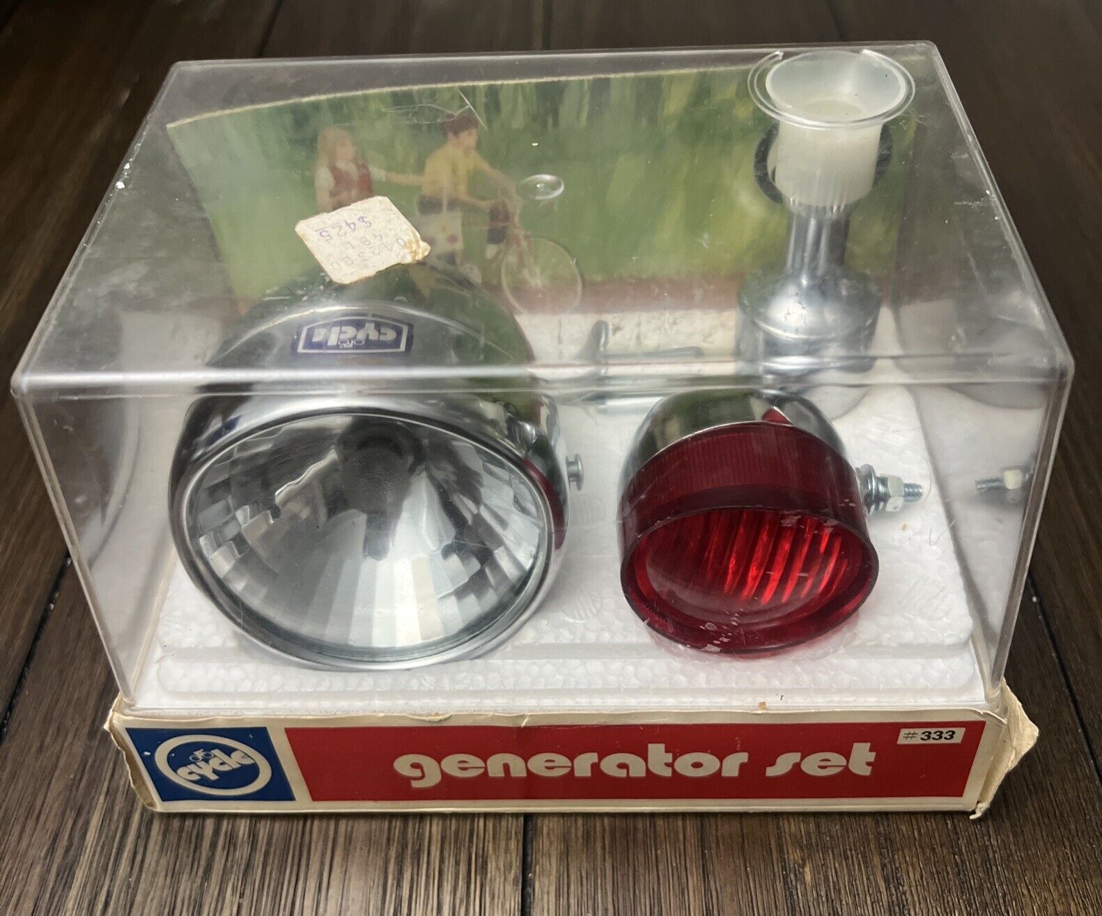 Vintage CYCLE Generator Set #333 NOS Bicycle Taillight Light 1971