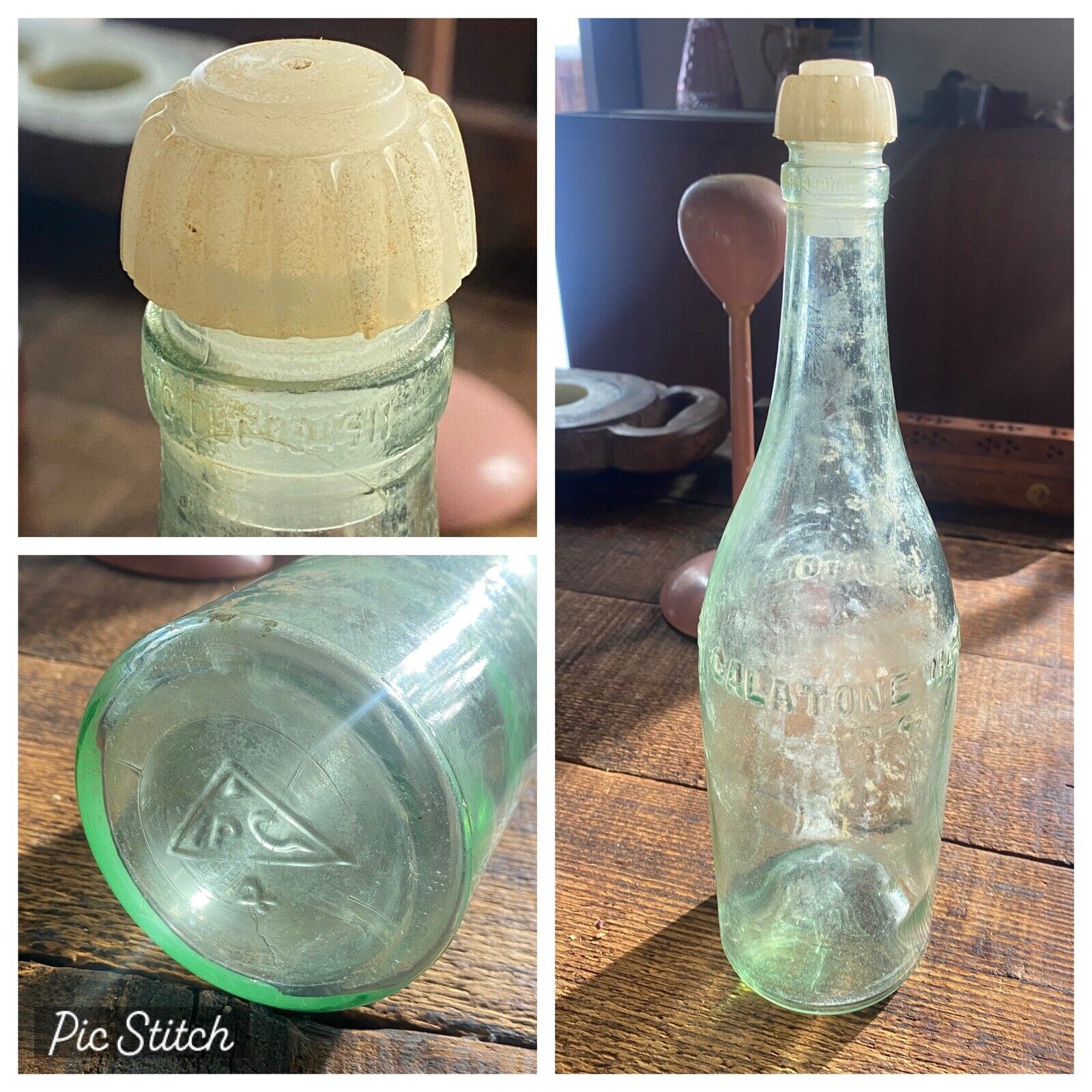 1911 Calatone Water Co Oakland, CA x Illinois Pacific Glass bottle baseball cap