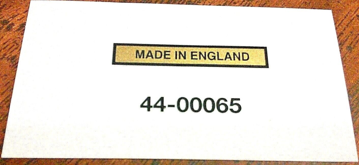 4 Made In England 1-3/16\