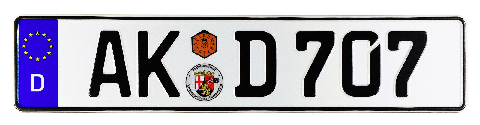 Altenkirchen German Euro License Plate by Z Plates