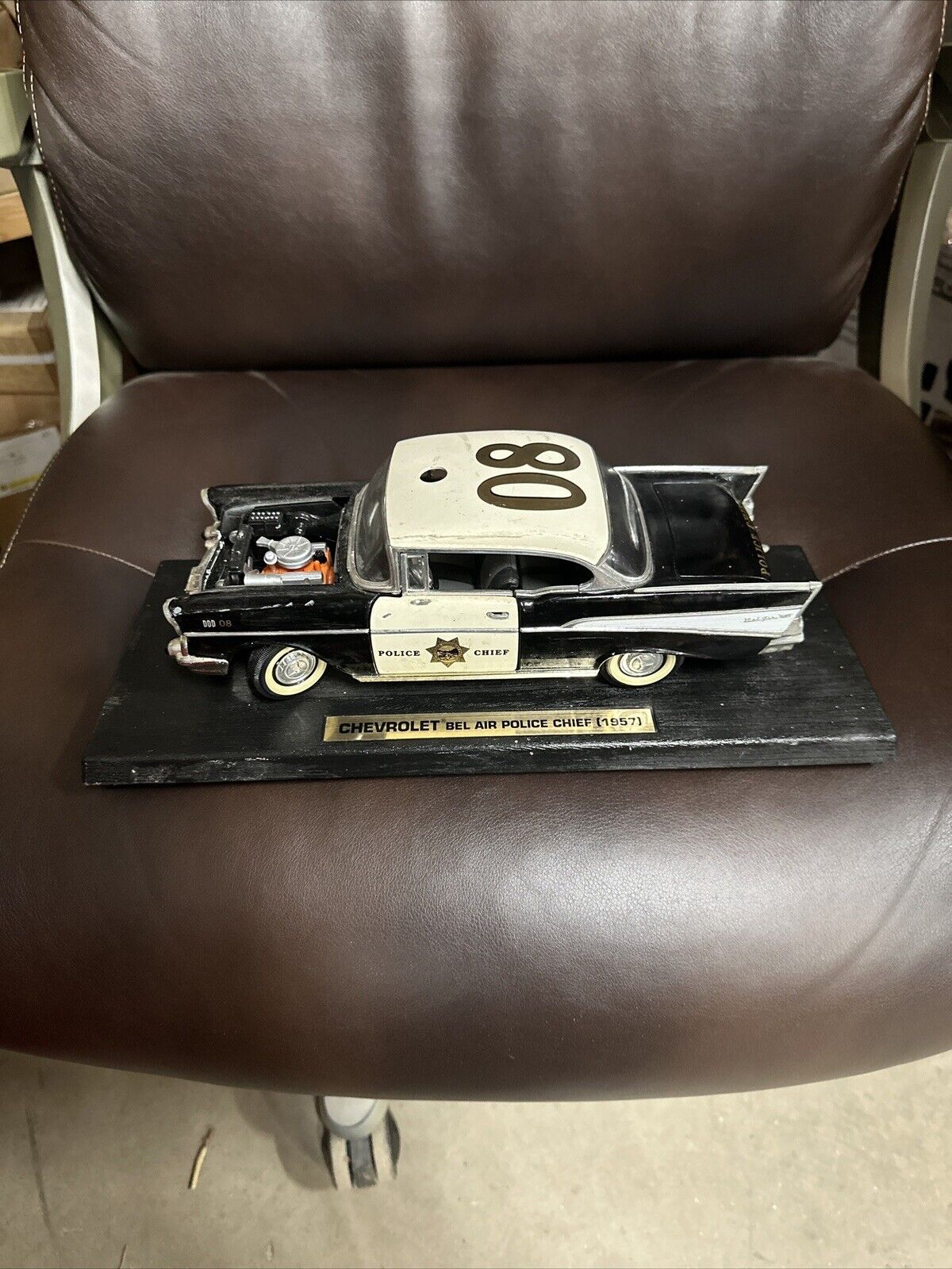 1957 Bel Air Chevrolt Police Chief’s Car Display