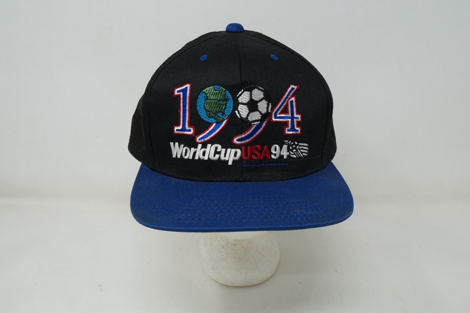Vintage 90s World Cup 1994 USA Soccer Snapback Hat Baseball Cap