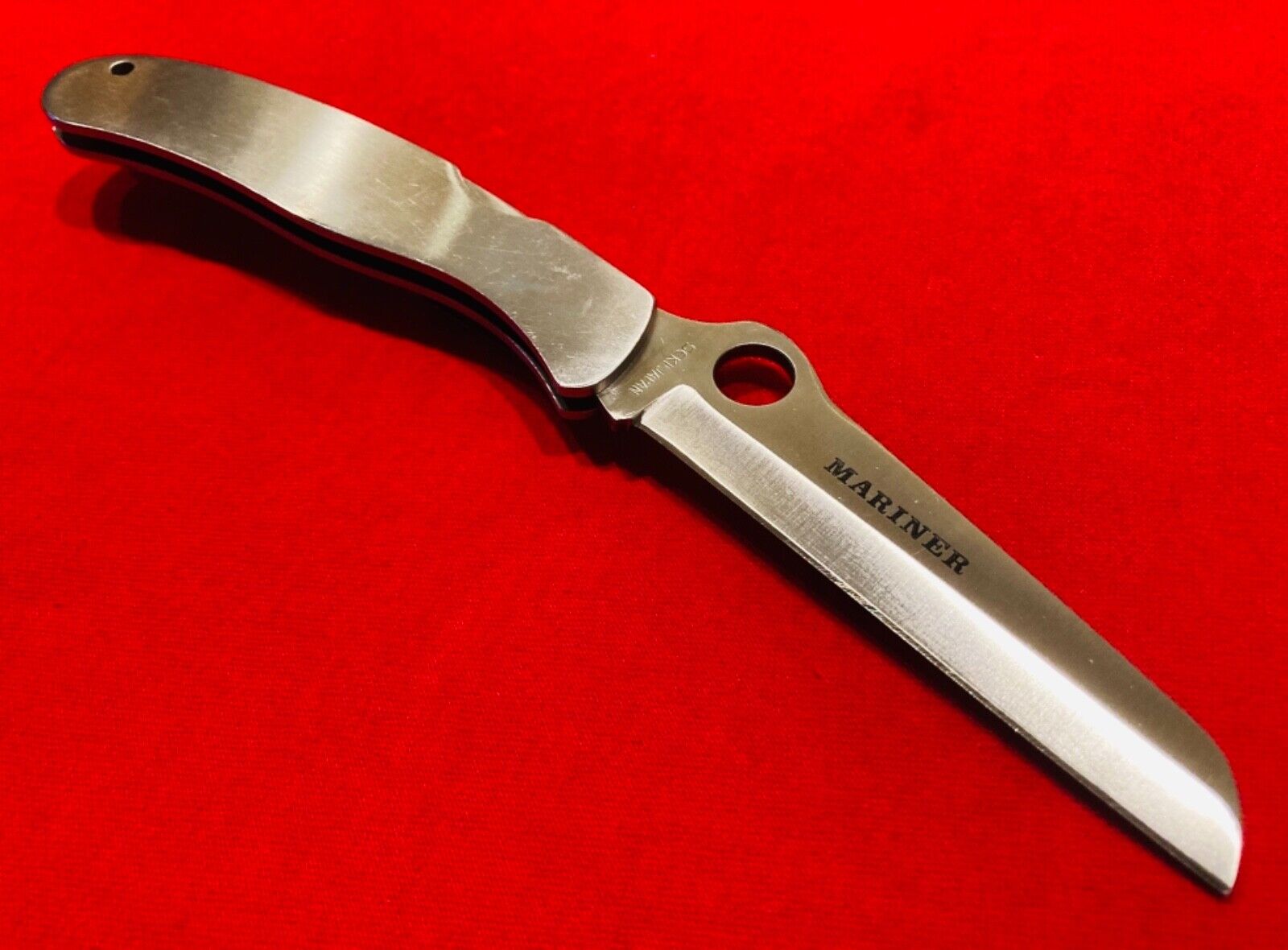 Discontinued Spyderco Seki Japan Mariner Left Hand Folding Knife