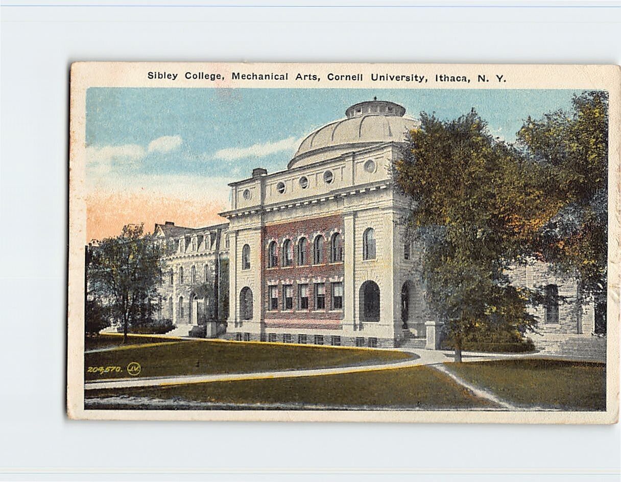 Postcard Sibley College Mechanical Arts Cornell University Ithaca New York USA
