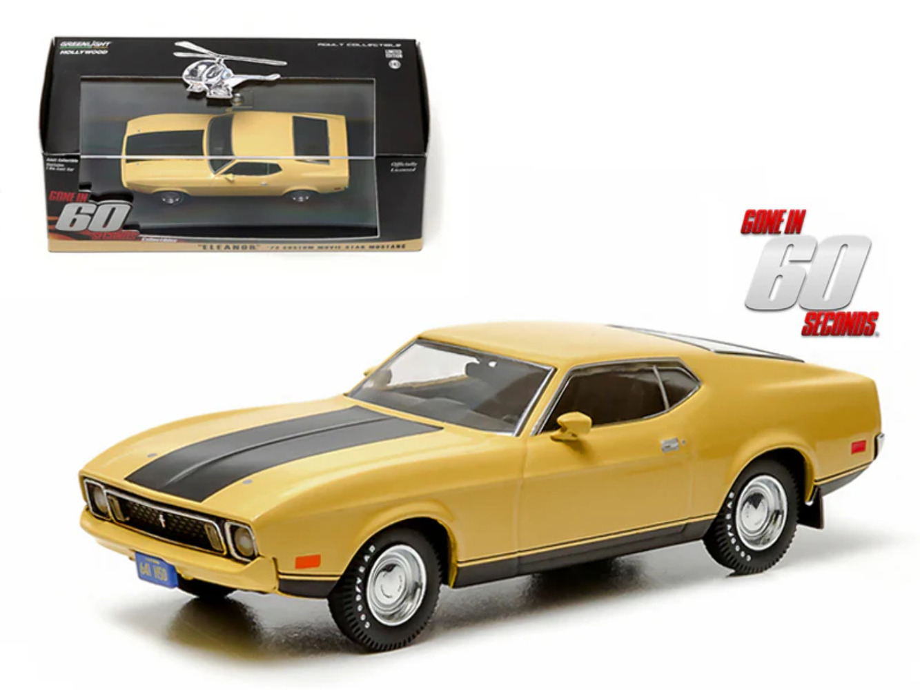 1973 Ford Mustang Mach Eleanor Gone Sixty Seconds 1/43 Diecast Model Car