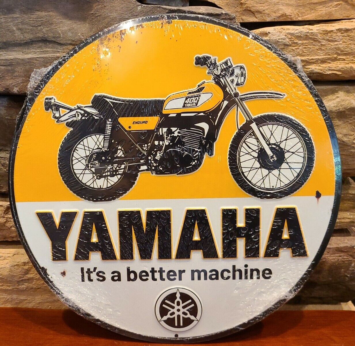 NEW VINTAGE Rustic Style Yamaha Enduro 400 Motorcycle 12