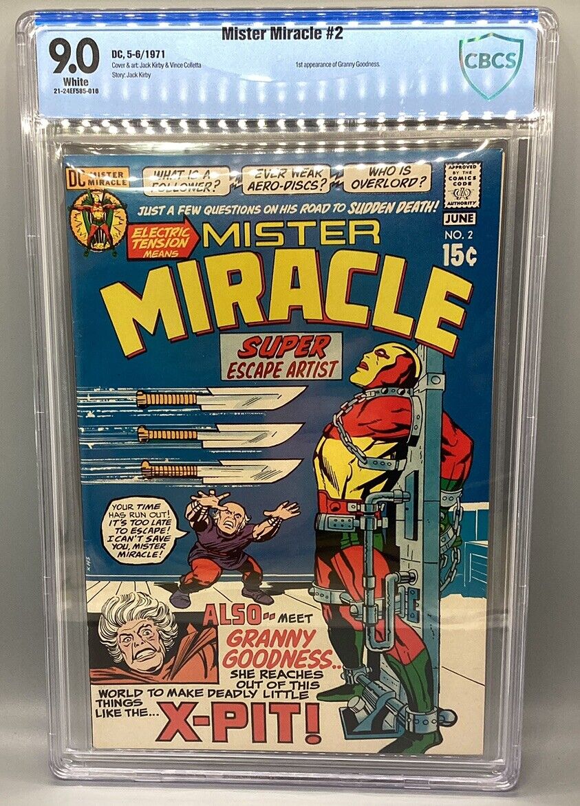 Mister Miracle #2 - DC - 1971 - CBCS 9.0 - 1st App Of Granny Goodness