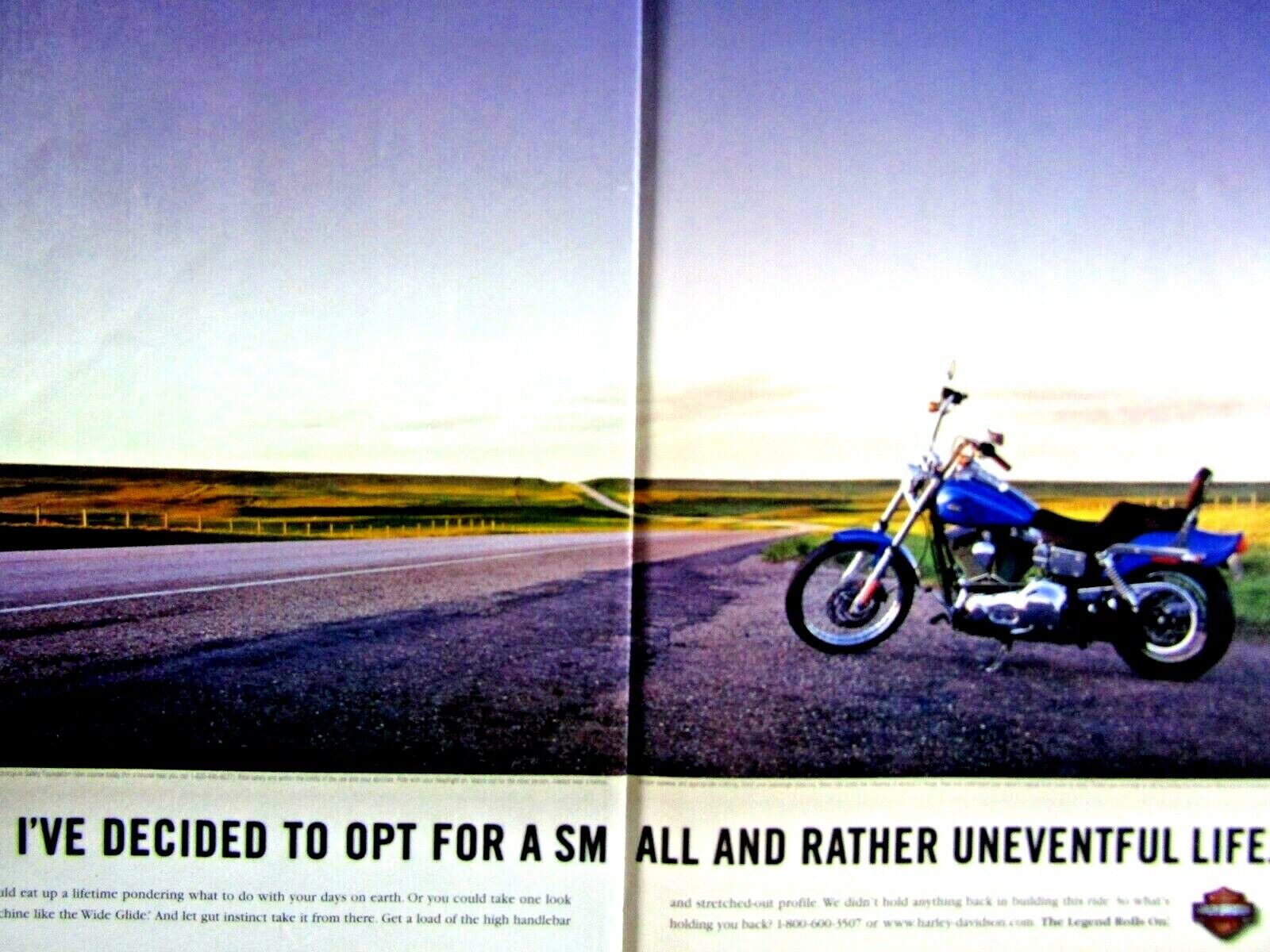 2002 Harley Davidson Original Print Ad-8.5 x 11\