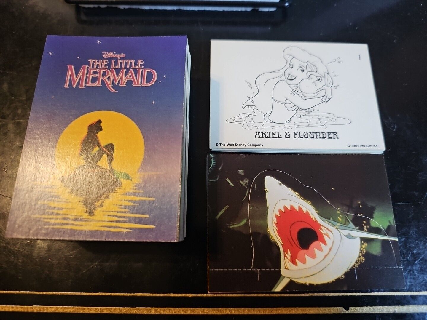 1991 Pro Set Disney The Little Mermaid Complete Card Set (1-90) & Sub Sets (30)