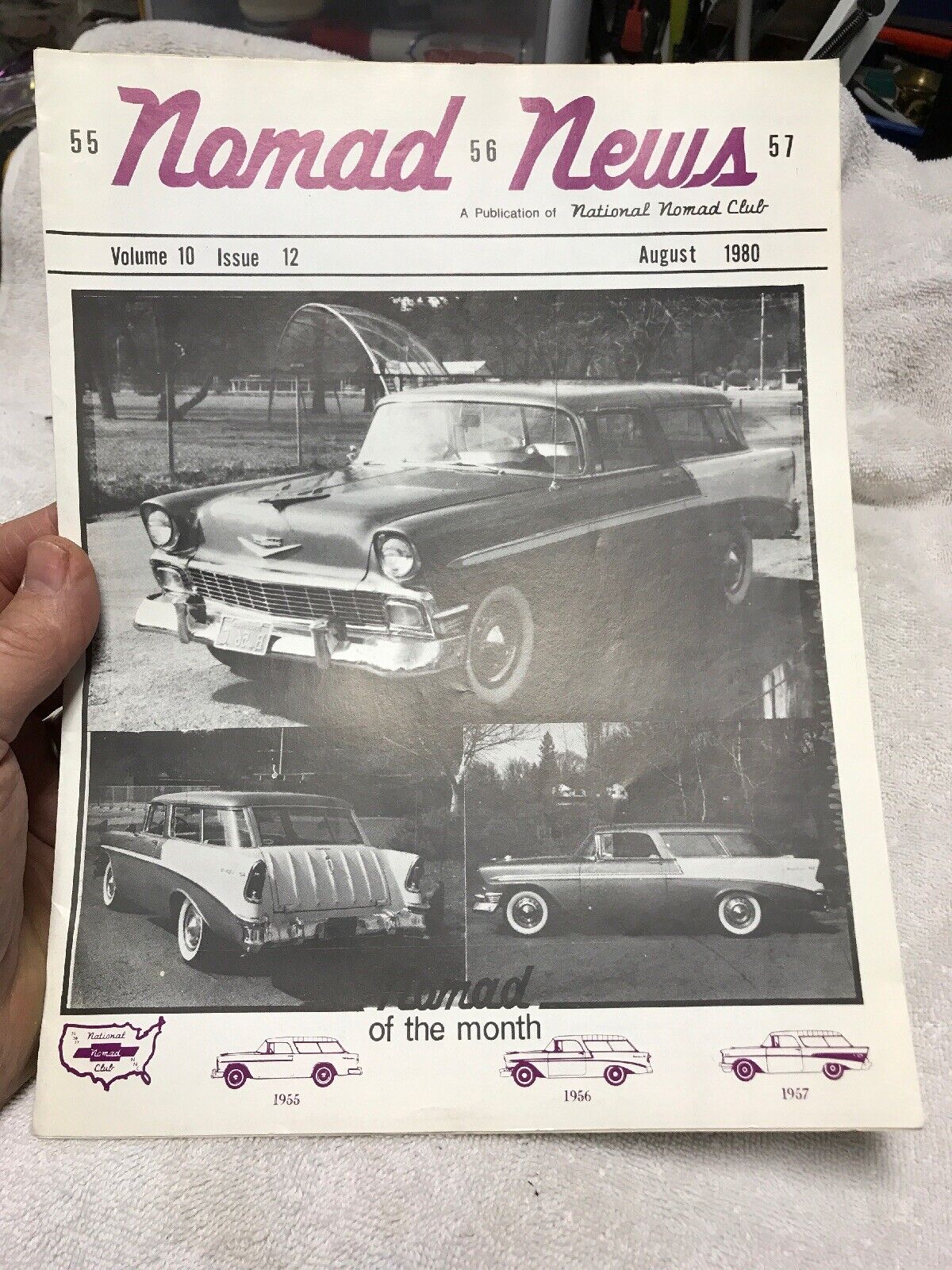 Nomad News 55-56-57 Chevy Nomads Magazine August 1980 Chevrolet