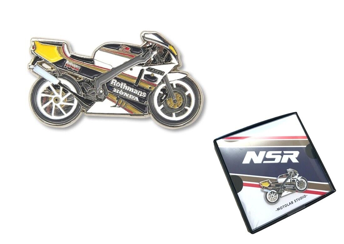 Brooch Pin Badges Honda NSR250 Metal Enamel Motorcycle Cartoon DIY Crafts Gifts