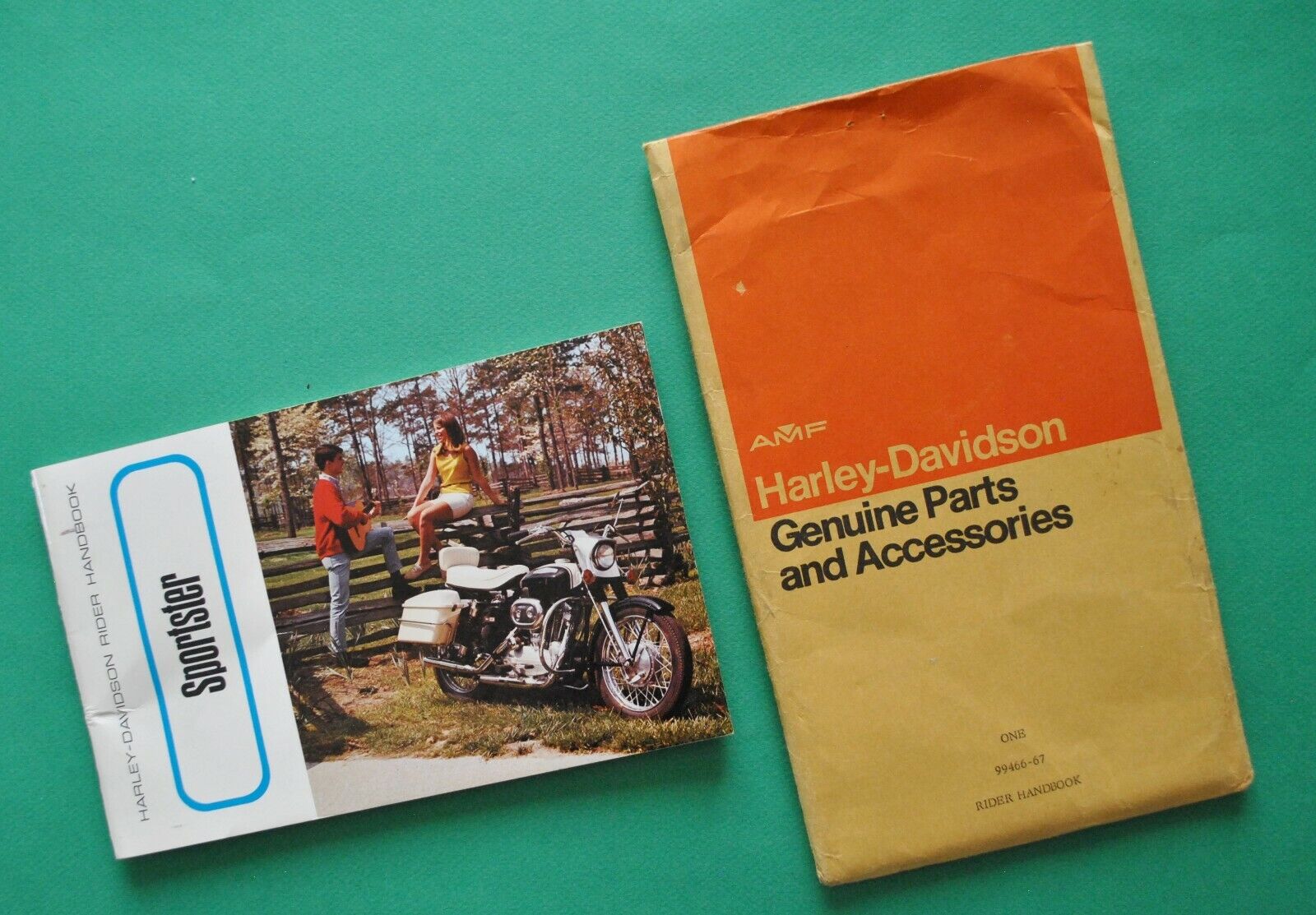 Original Vintage 1967 Harley Rider Hand Book Owners Manual XLH XLCH Sportster