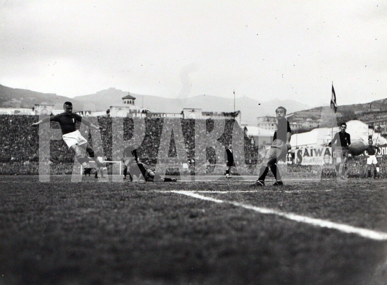 Vintage Press Photo Football, Italy Vs Portugal, Loik , 1949, print