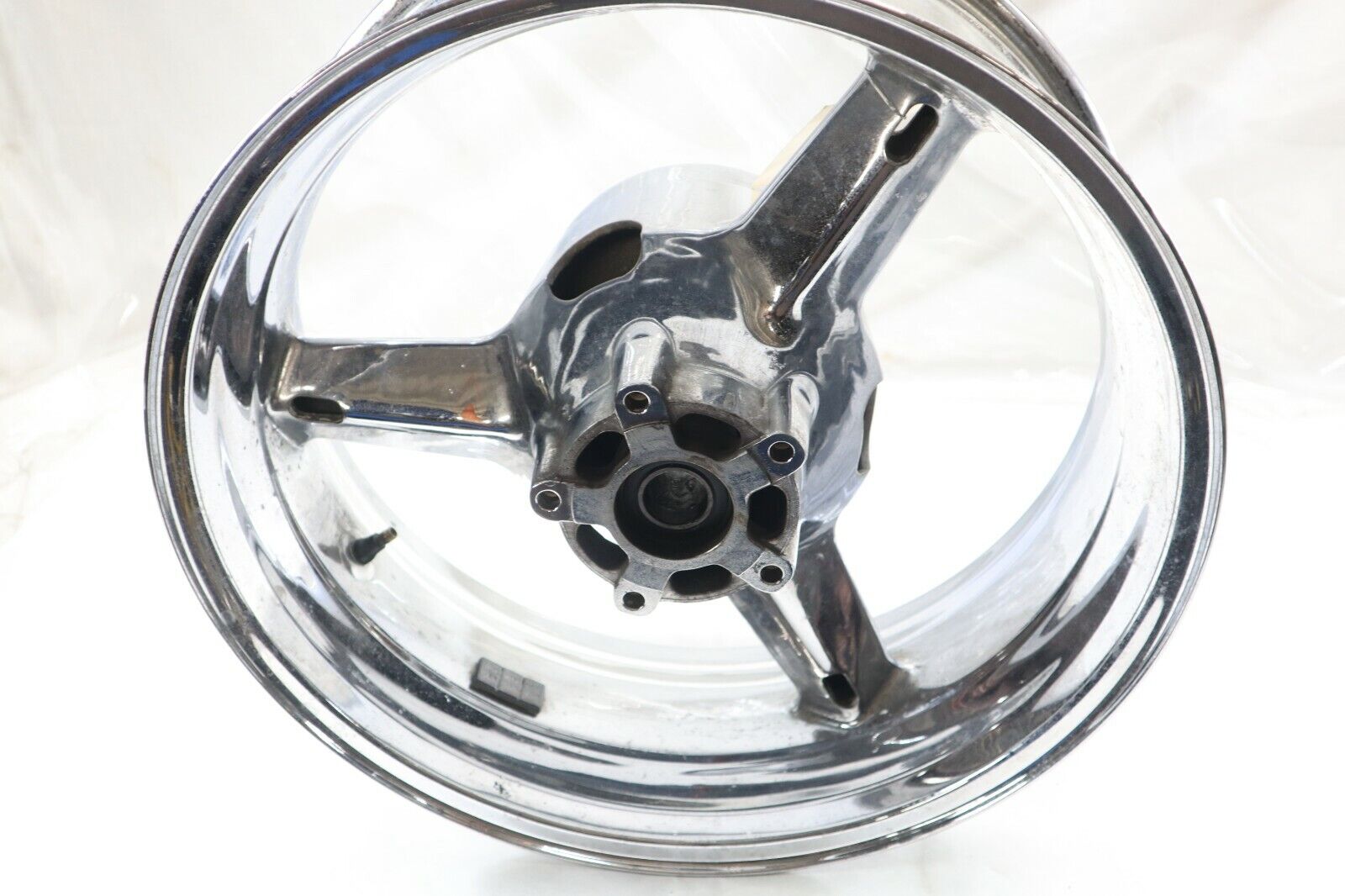 OEM Suzuki Motorcycle Chrome Rear Wheel 17
