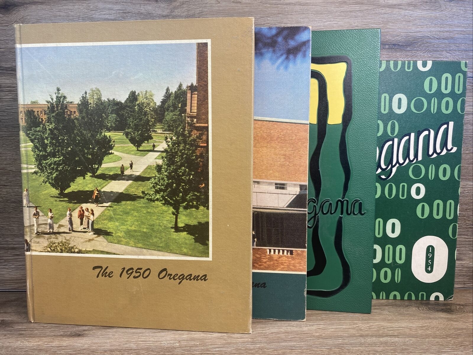 The Oregana OREGON STATE UNIVERSITY YEARBOOK 1950 1951 1953 & 1954 LOT Of 4