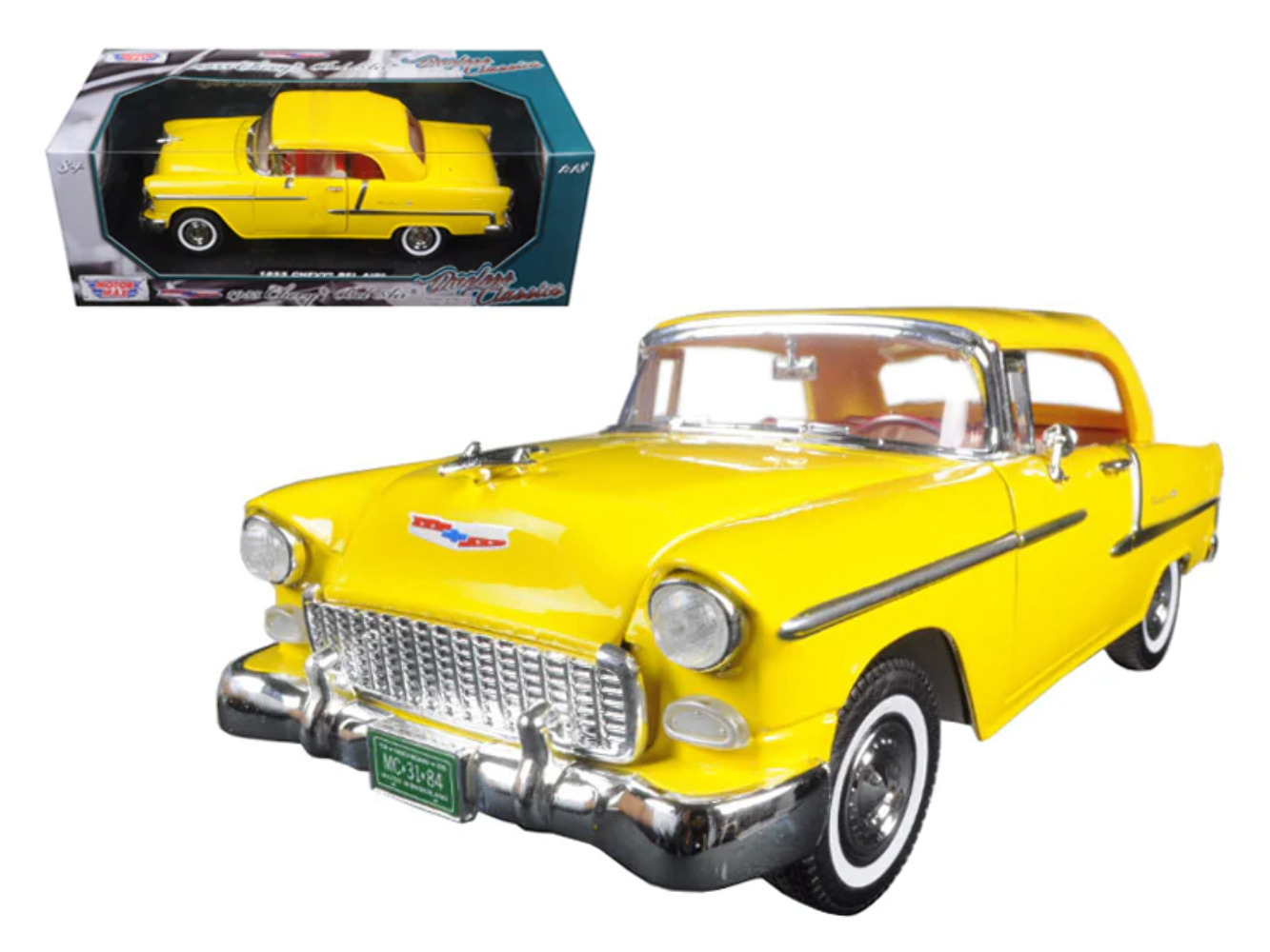 1955 Chevrolet Bel Air Convertible Soft Top Yellow \