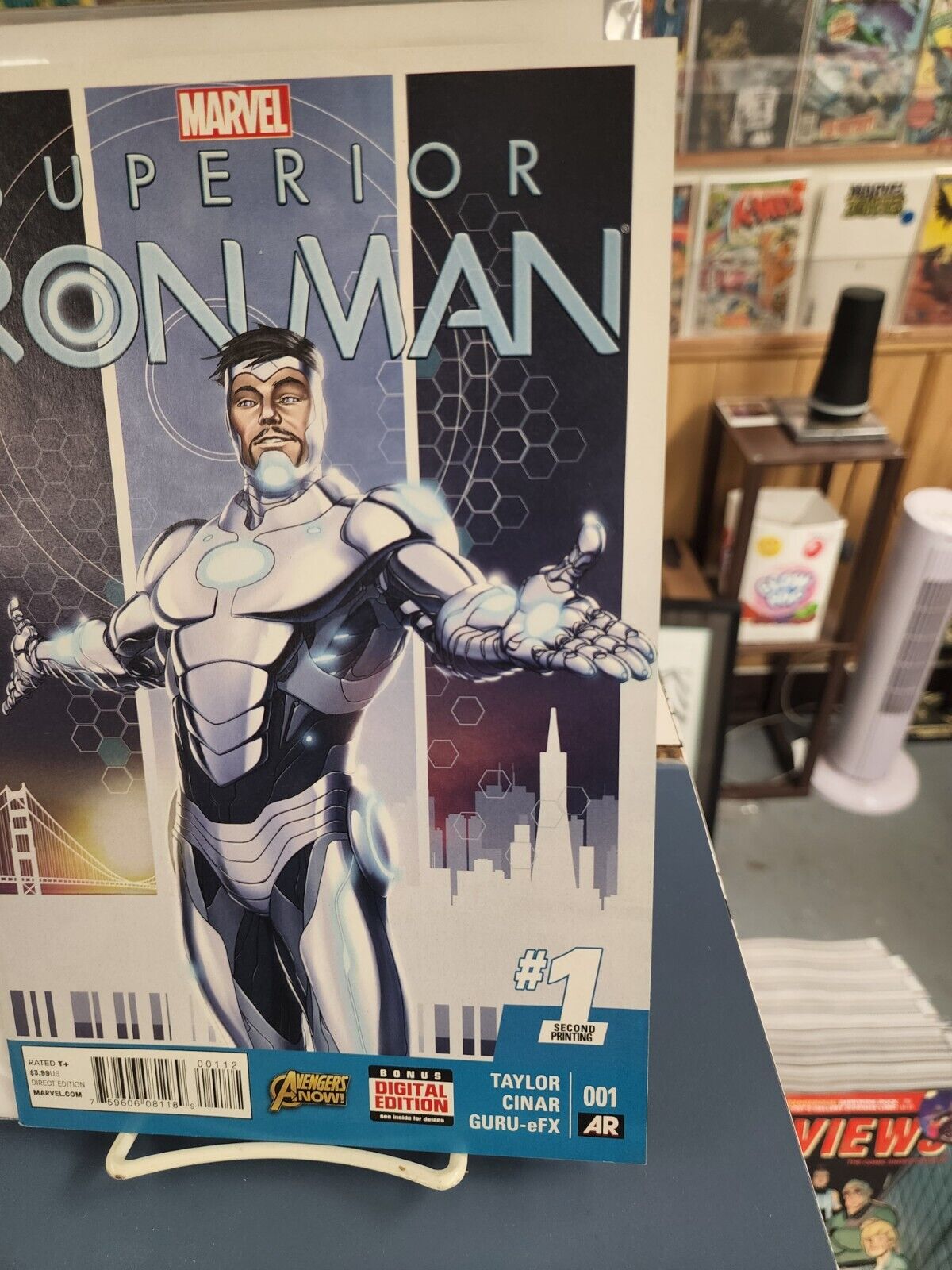 Superior Iron Man #1. Newsstand.  Near Mint