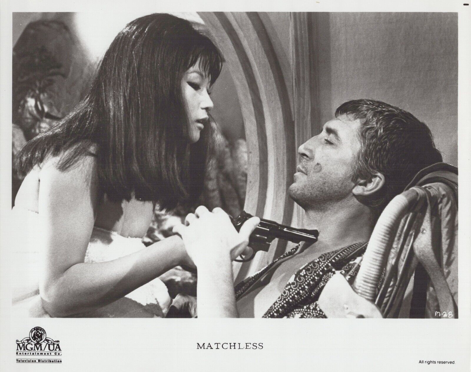 Elisabetta Wu + Patrick O\'Neal in Matchless (1967) 🎬❤ Vintage Photo K 169