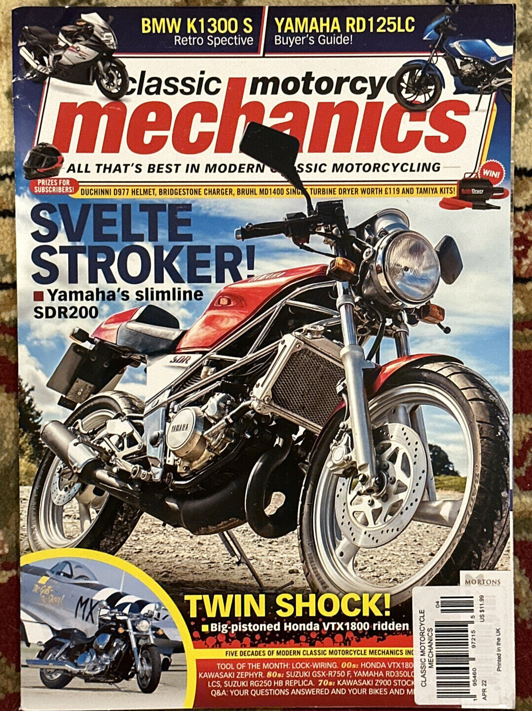 Classic motorcycle mechanics Magazine April 2022 Svelte Stroker