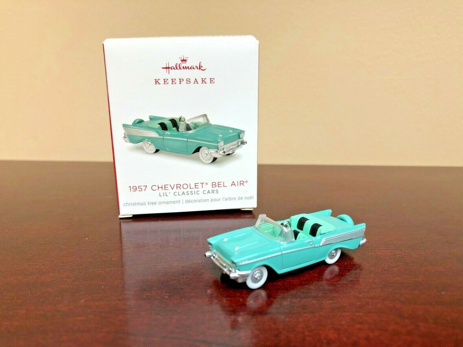 2018 Hallmark Miniature Ornament 1957 Chevrolet Bel Air #1