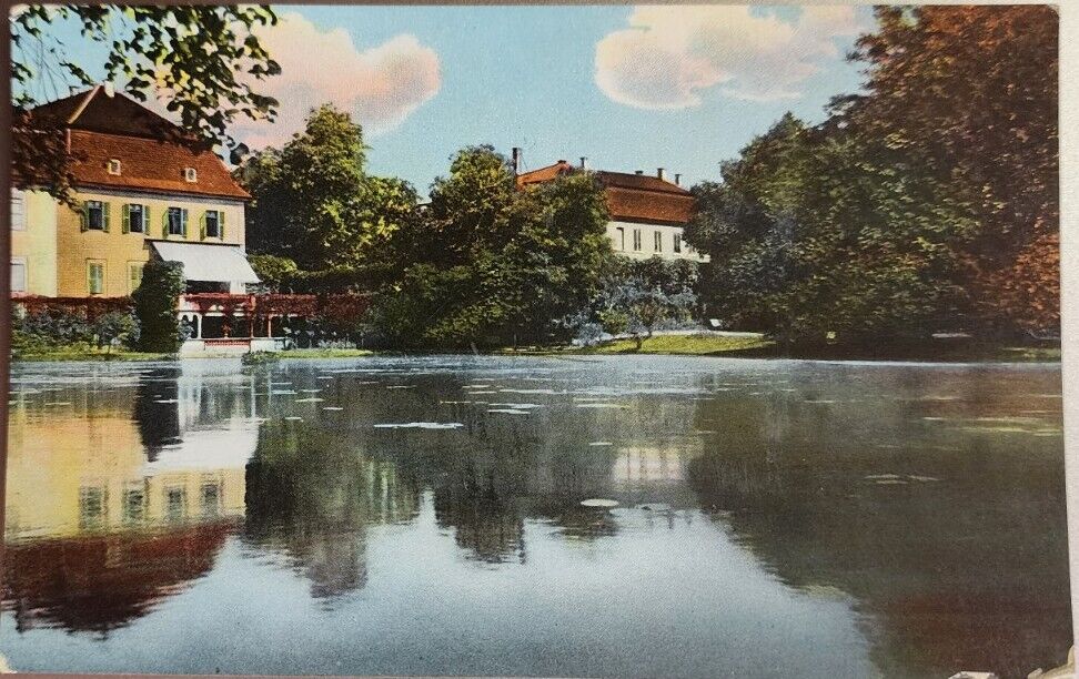 Lake Front Property, 1911 Vintage Scenic Lake Postcard