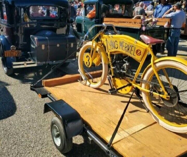 new Flying Merkel Board track racer replica kit antique motorized cafe bike rare
