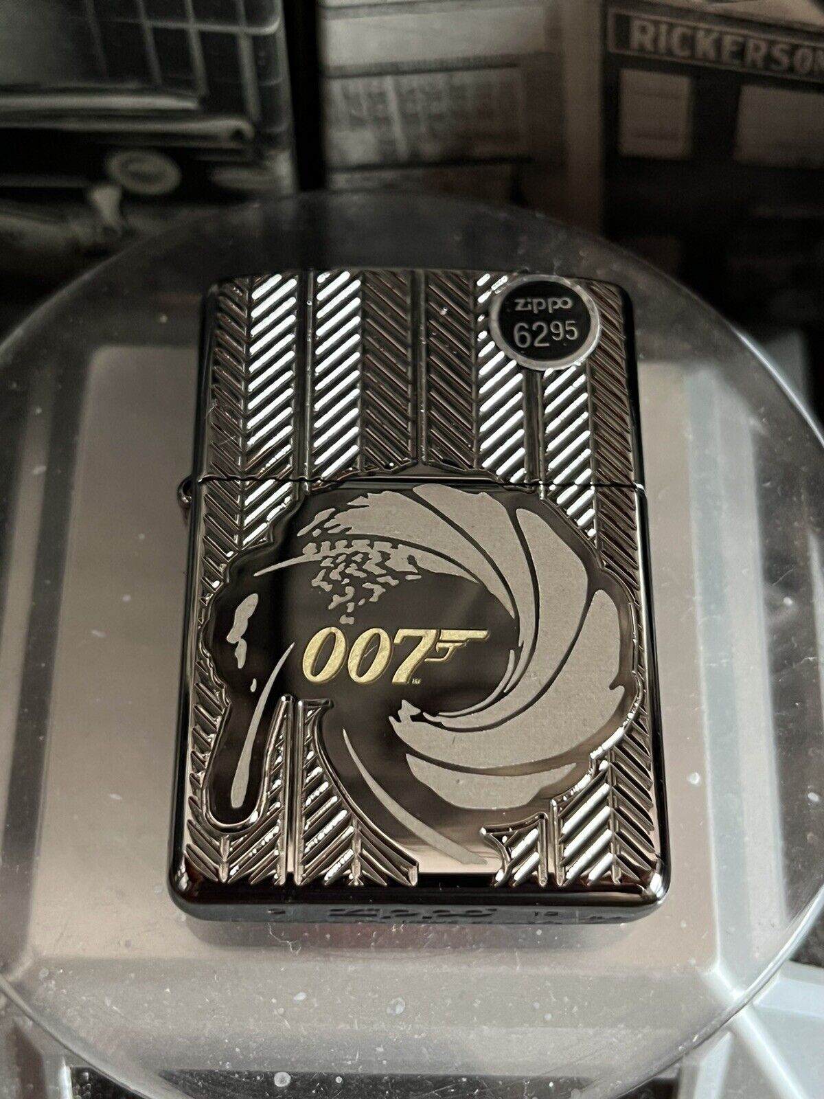 Zippo Windproof James Bond Spectre 007 Deep Carved Lighter, 29861, New In Box