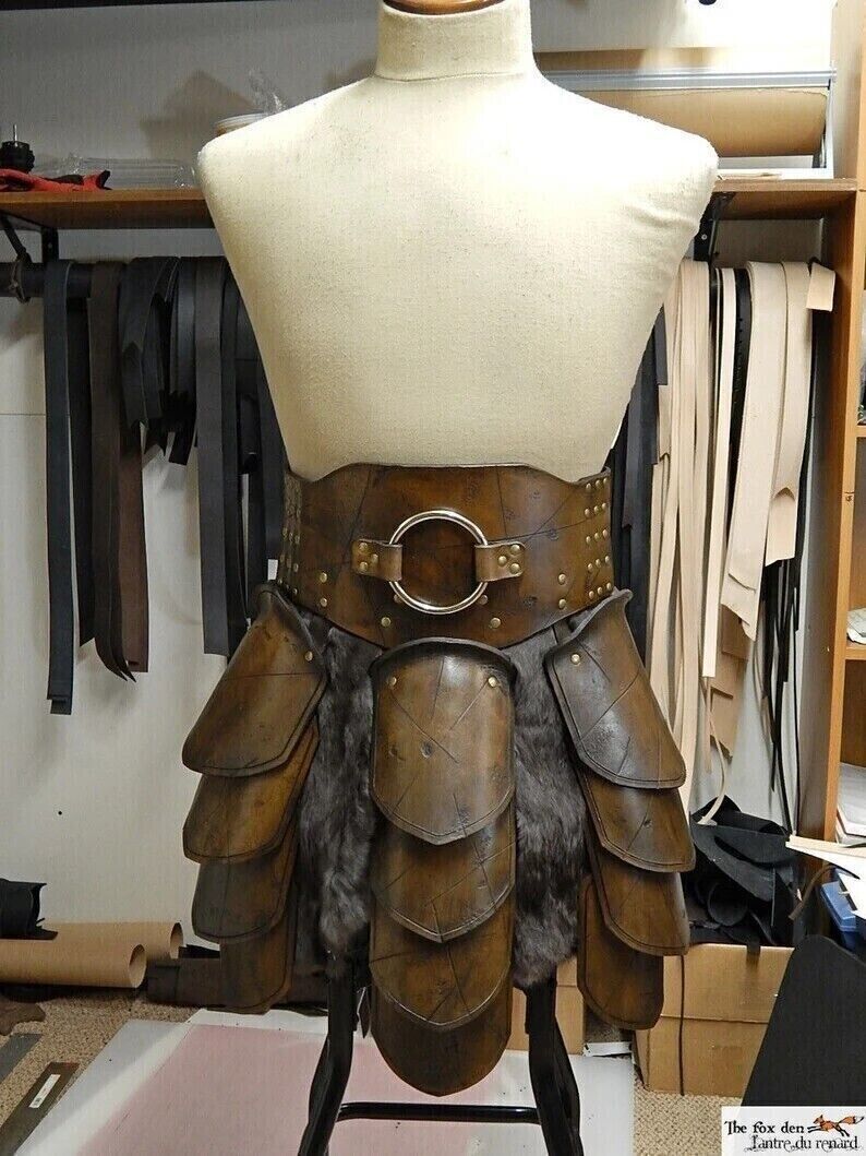Leather Medieval Armour viking Celtic theatrical LARP SCA costume fancy