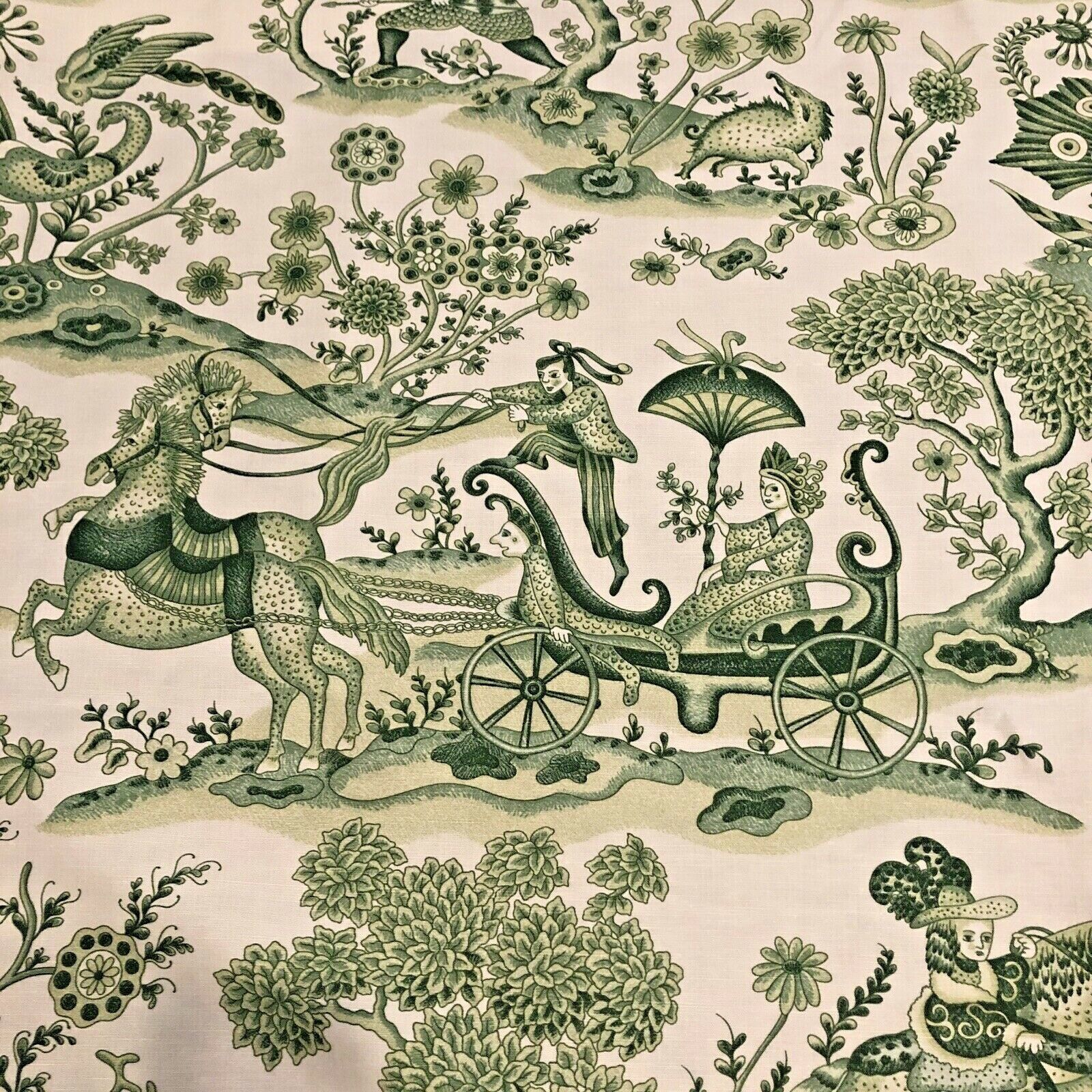 ENCHANTED FOREST Leslie Merritt Grey Watkins France BY THE YD Upholstery Fabric