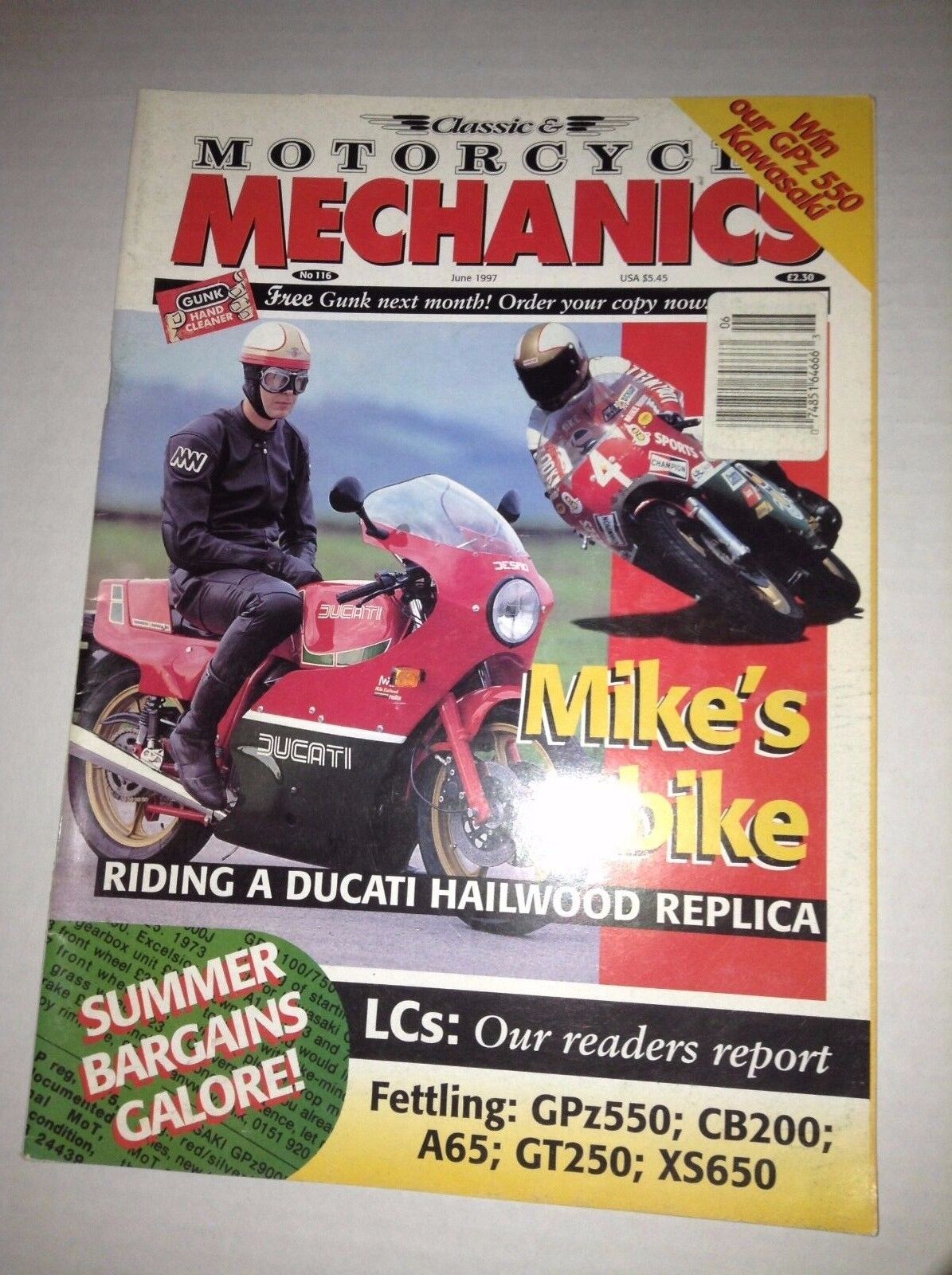 Classic & Motorcycle Mechanics Magazine Ducati Hailwood June 1997 032517NONRH