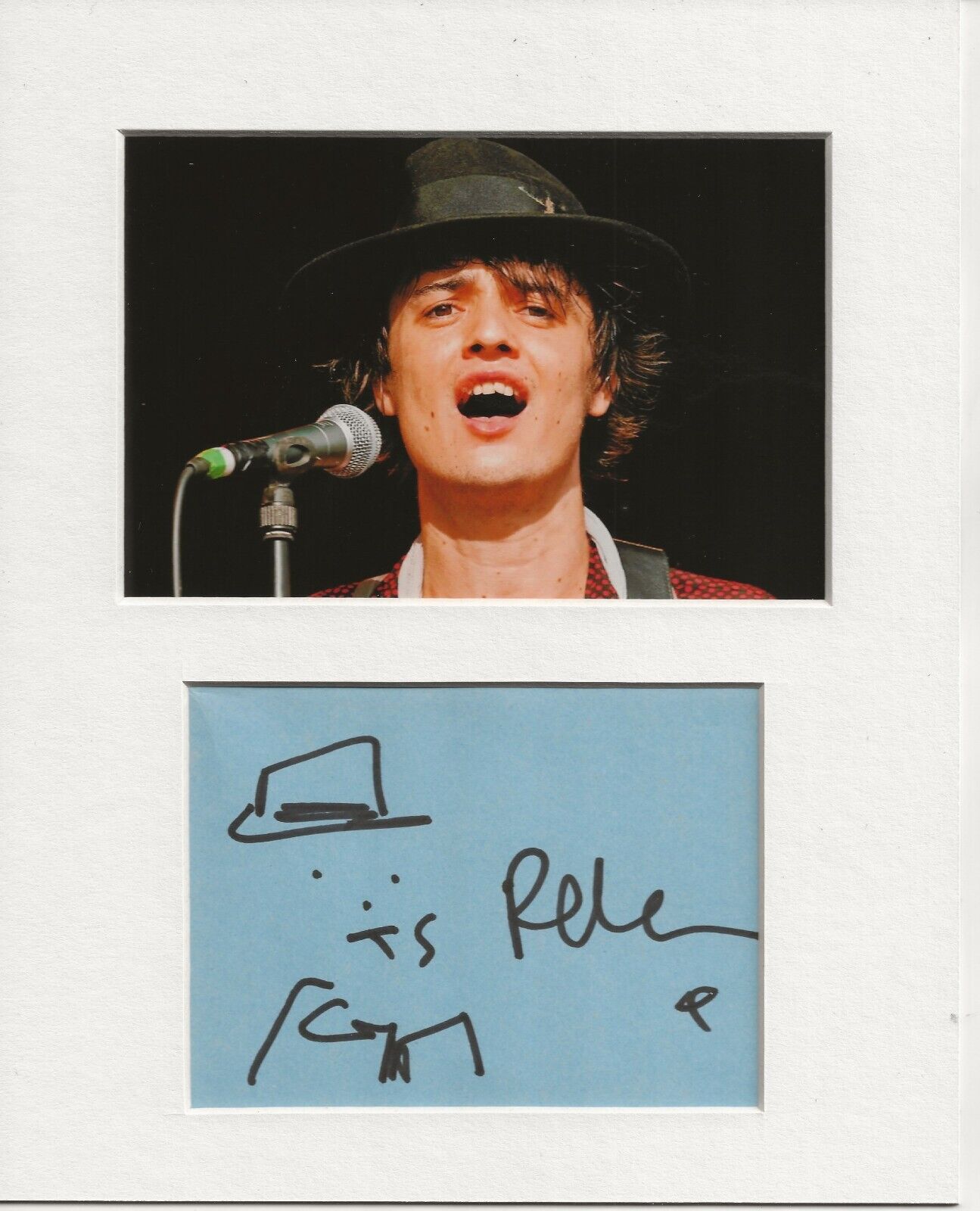 Pete Doherty babyshambles signed genuine authentic autograph UACC RD AFTAL COA