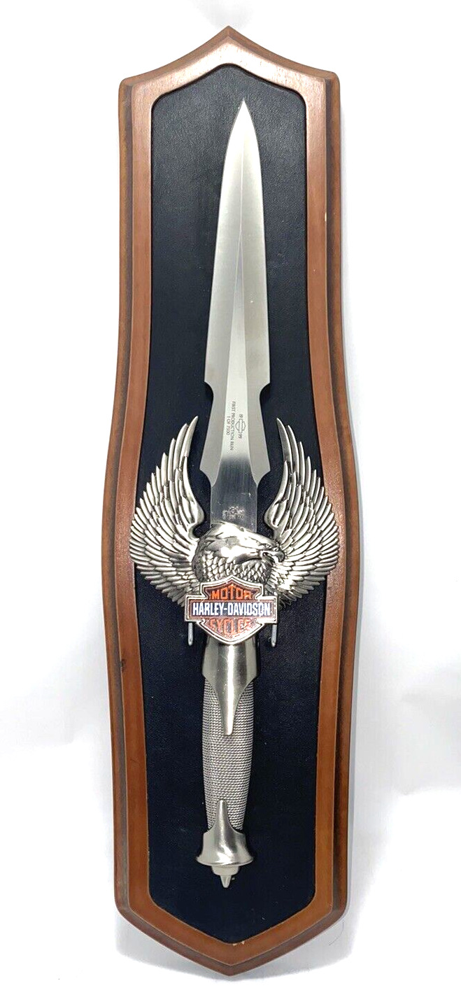 Vintage 1999 Harley Davidson Freedom Dagger with Wall Mount Plaque B*RR