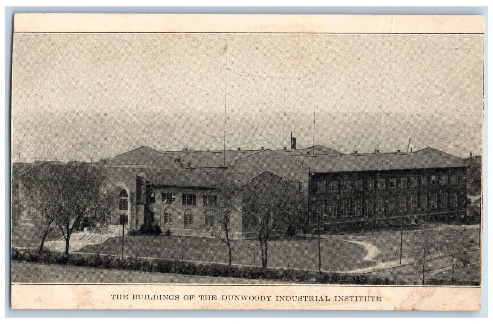 Minneapolis Minnesota MN Postcard Buildings Dunwoody Industrial Institute c1910