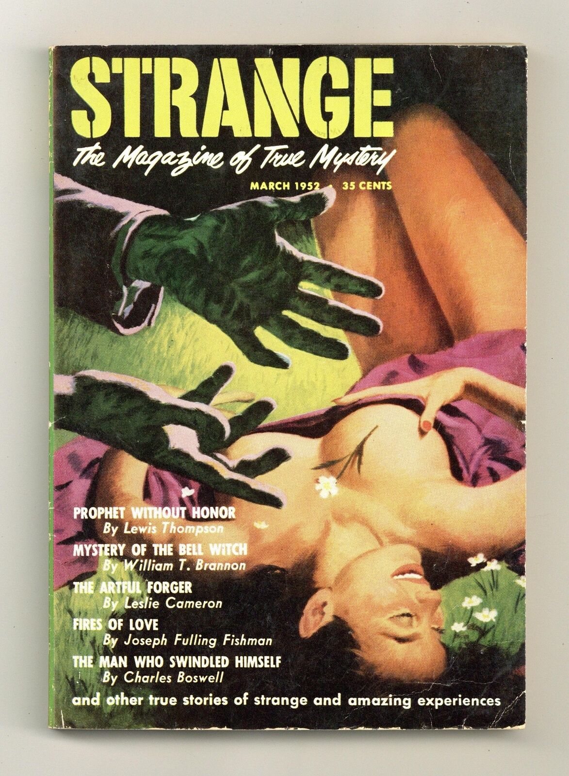 Strange The Magazine of True Mystery Digest #1 VG 4.0 1952