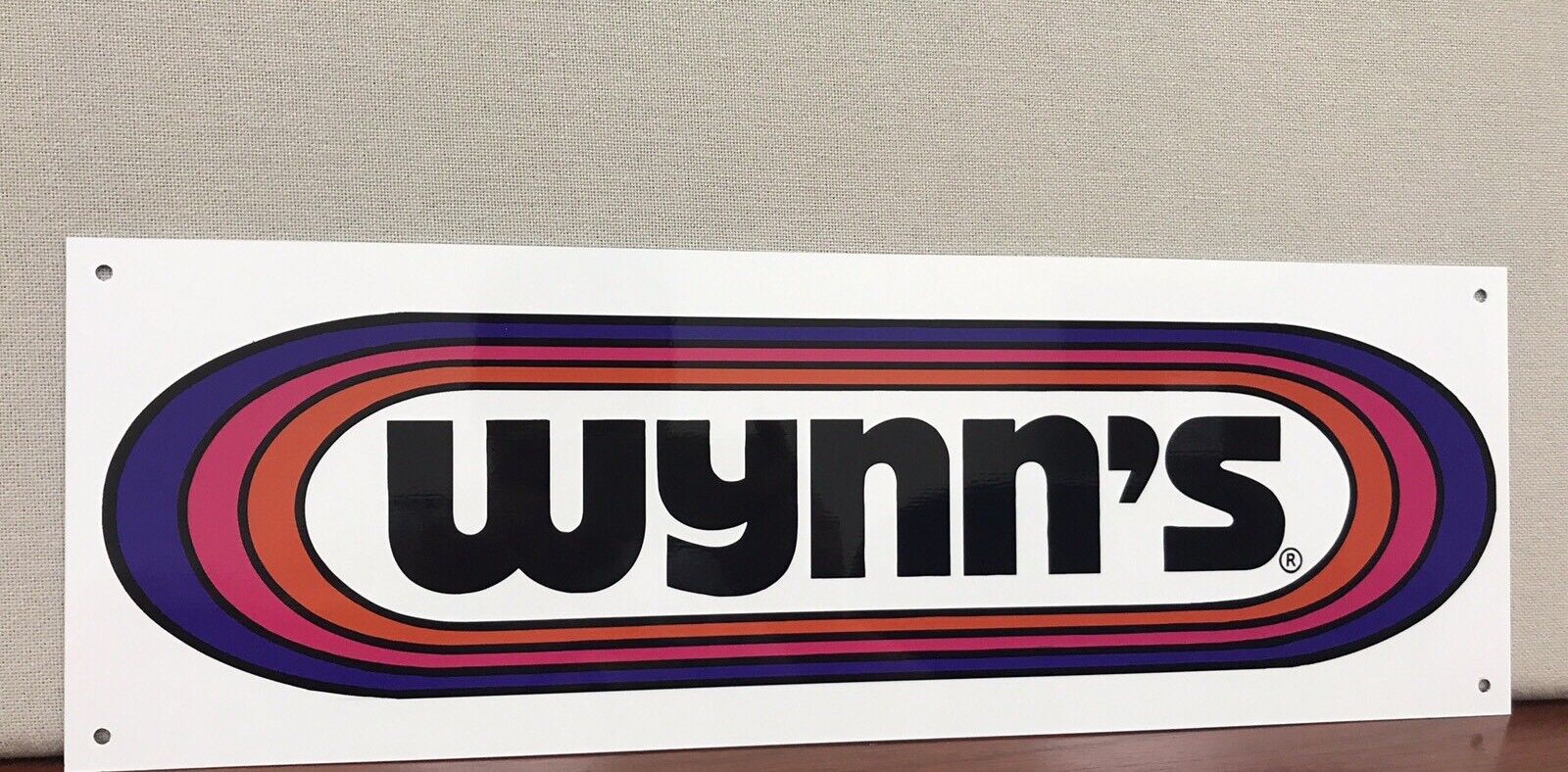 Wynn's 1970's  Racing Team Vintage Reproduction Sign