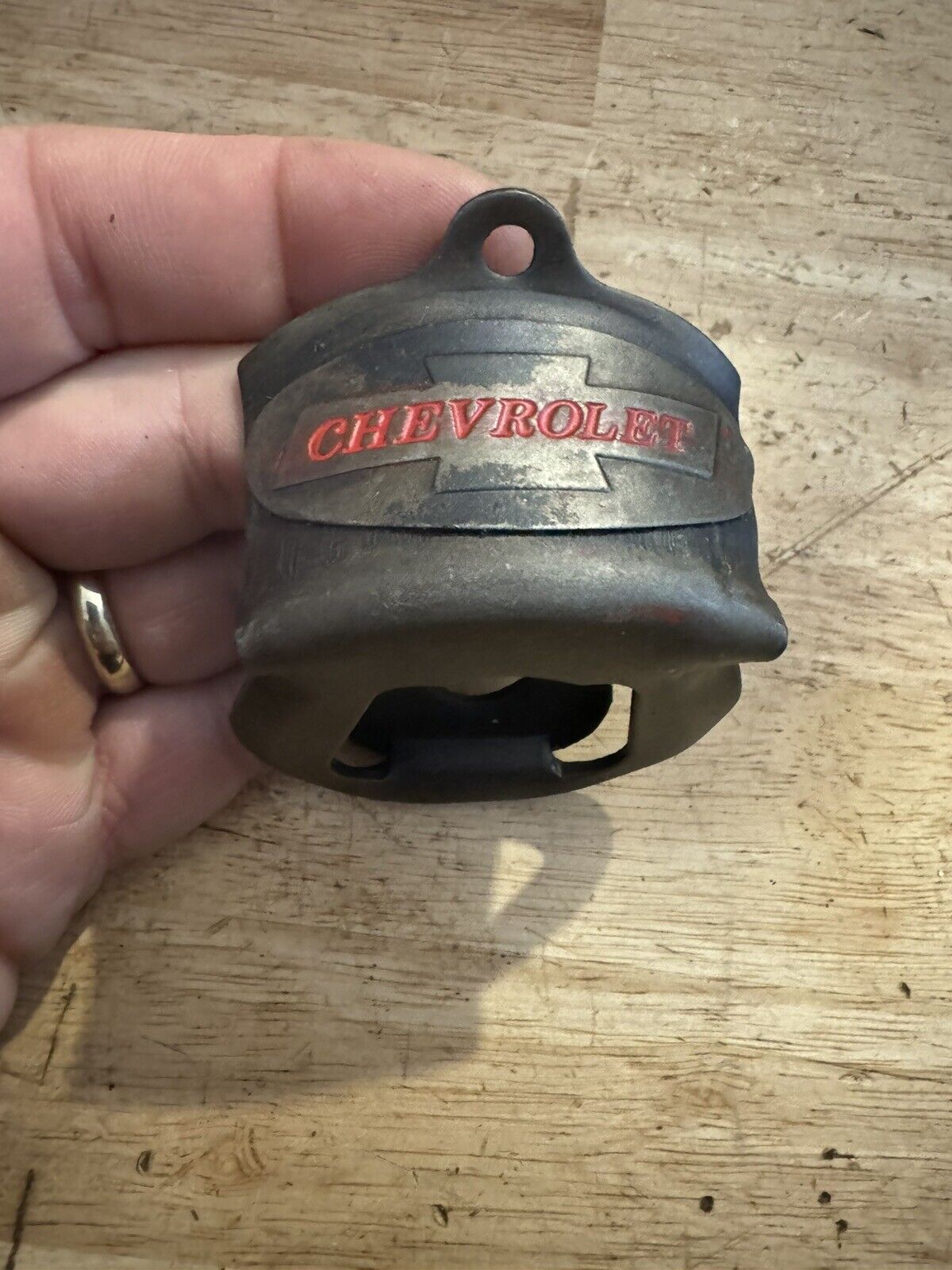 Chevrolet Bottle Opener CHEVY Truck Patina Auto Car Camaro Collector Metal GIFT