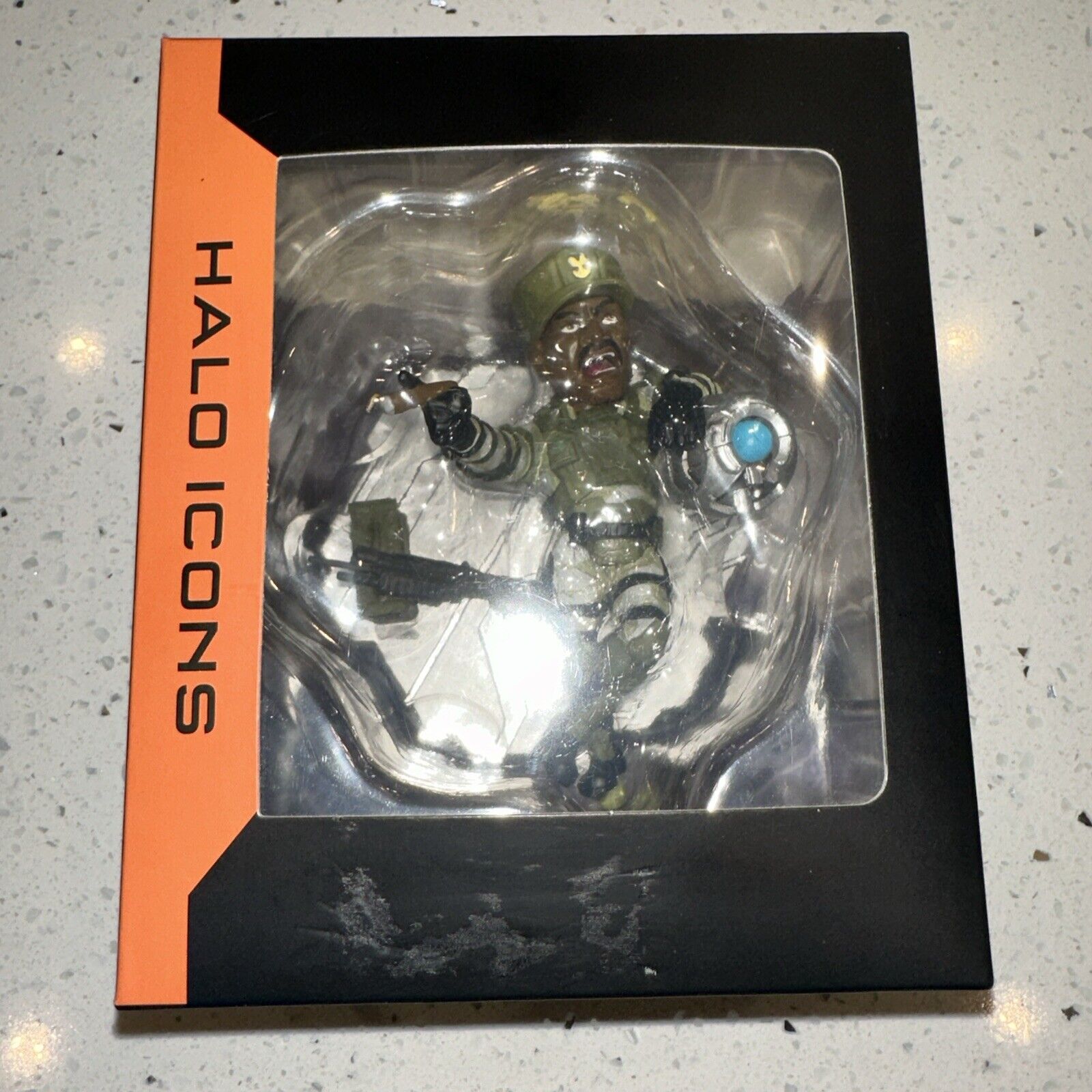 Loot Crate Halo Screen Shots Halo Icons Sgt. Johnson/Guilty Spark Figure - 2018
