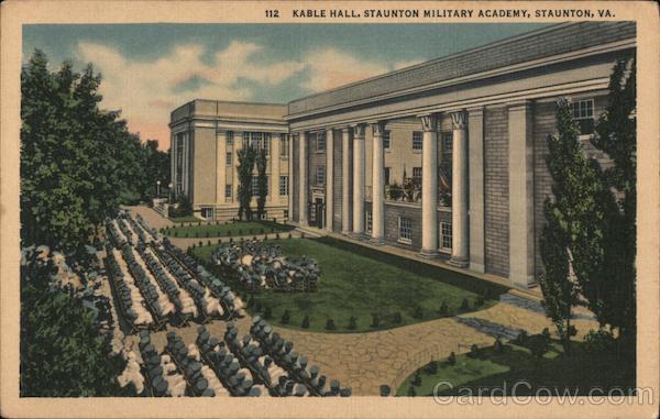 Kable Hall,Staunton Military Academy,VA Virginia Marken & Biefield. Inc. Vintage