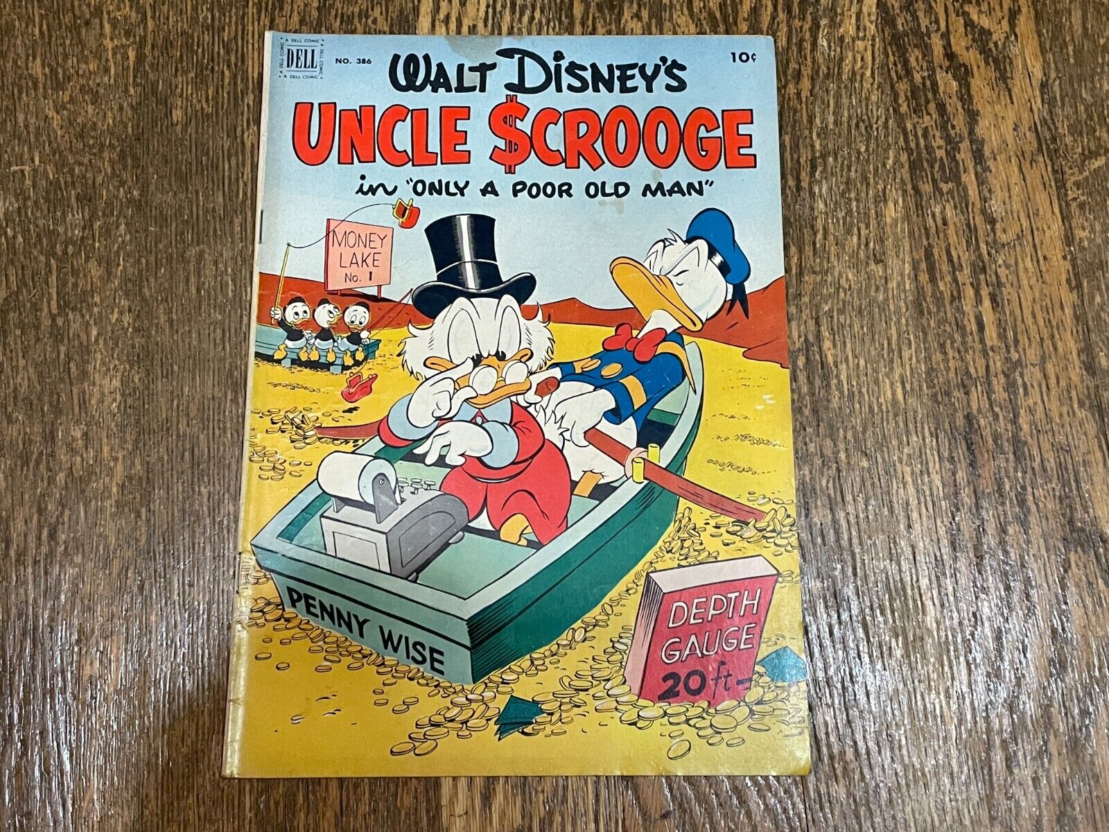 FOUR COLOR # 386 Uncle Scrooge # 1 Key DELL 1952 CARL BARKS Golden Age