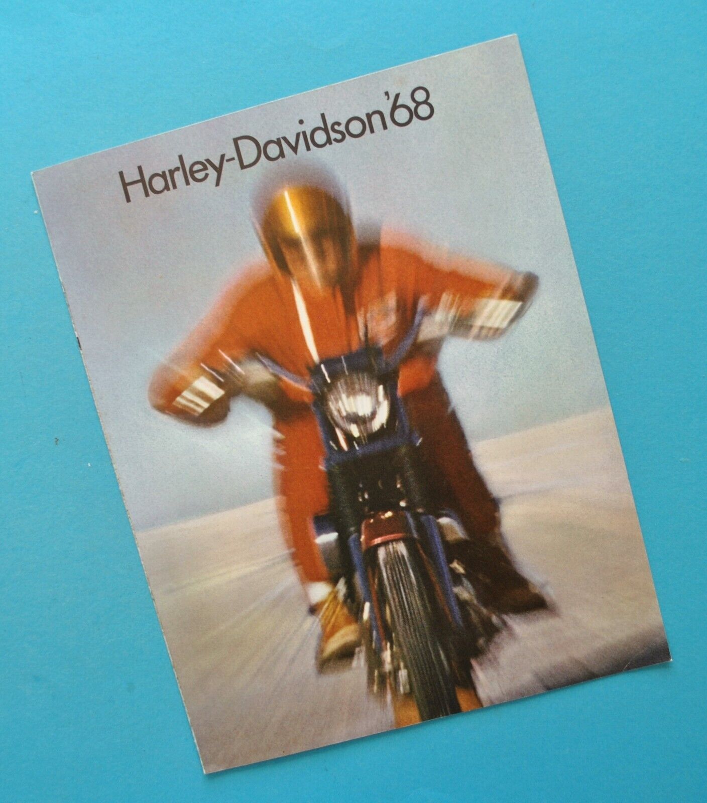 Original 1968 Harley Davidson Brochure Electra Glide Sportster XLCH Motorcycle