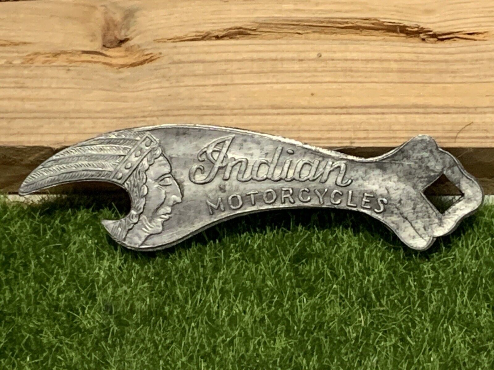 Indian Motorcycles Bottle Opener Aluminum Patina Beer Brewery Soda SAME DAY SHIP