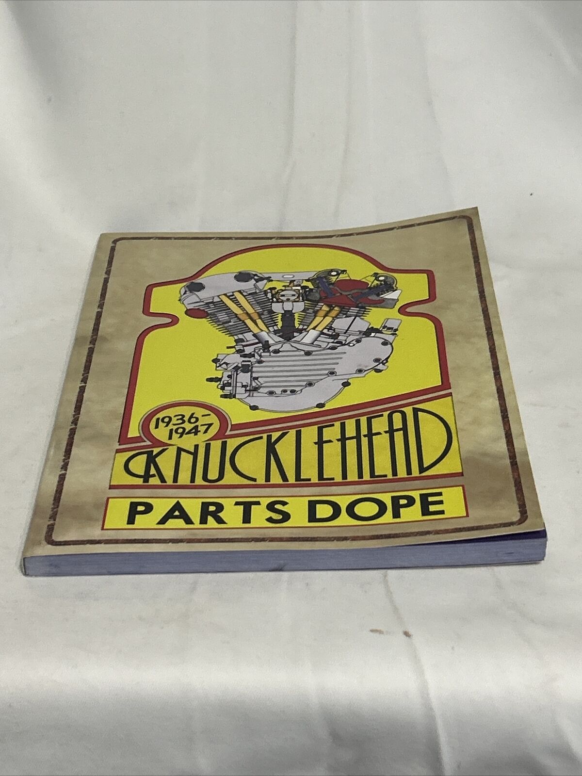 PARTS DOPE 208 page Reference Book for 1936 - 1947 Harley Knucklehead UL Models