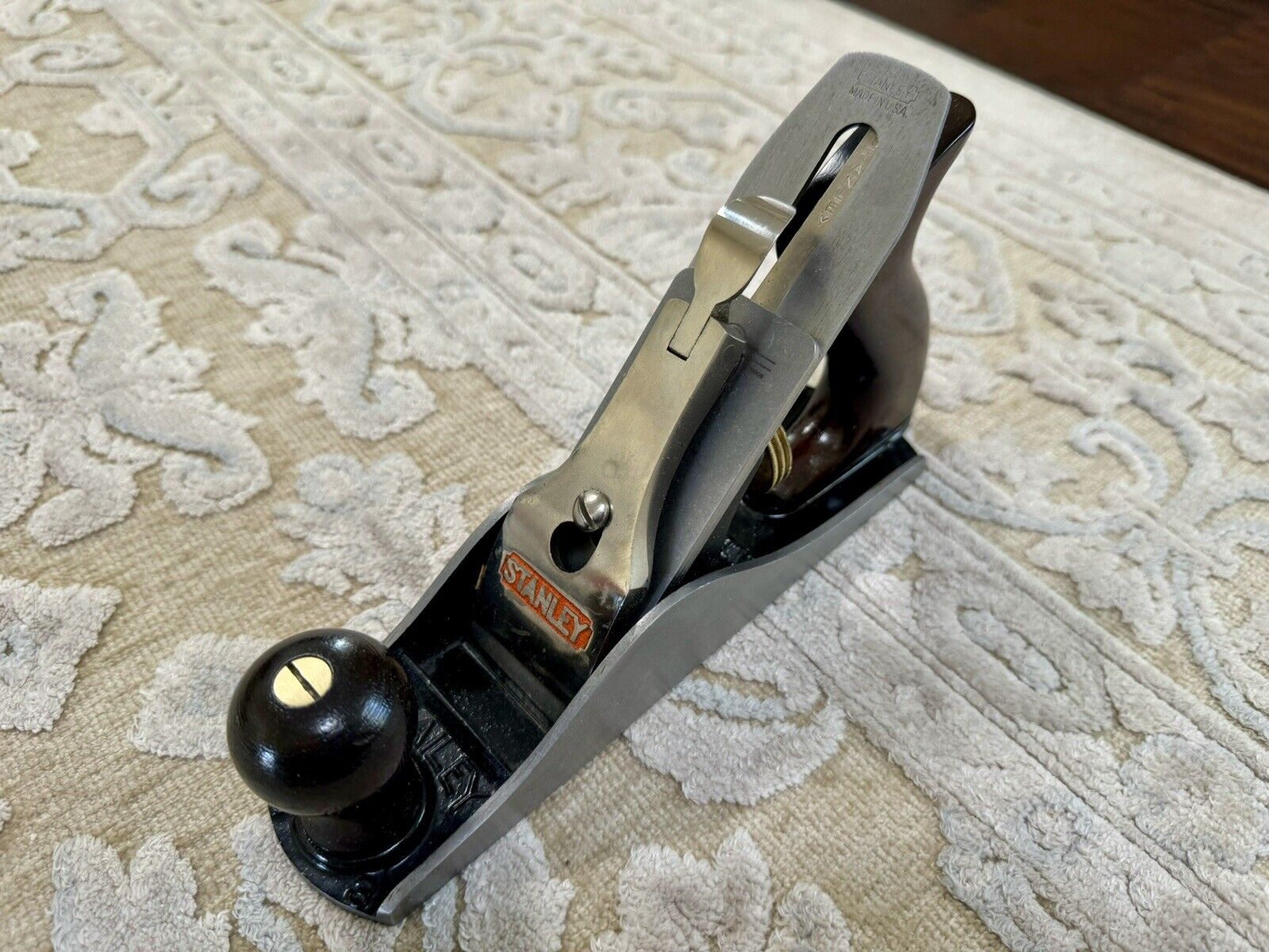 Vintage Stanley Bailey No. 3 Type 19 Smoothing Plane, Pristine Condition, Sharp.