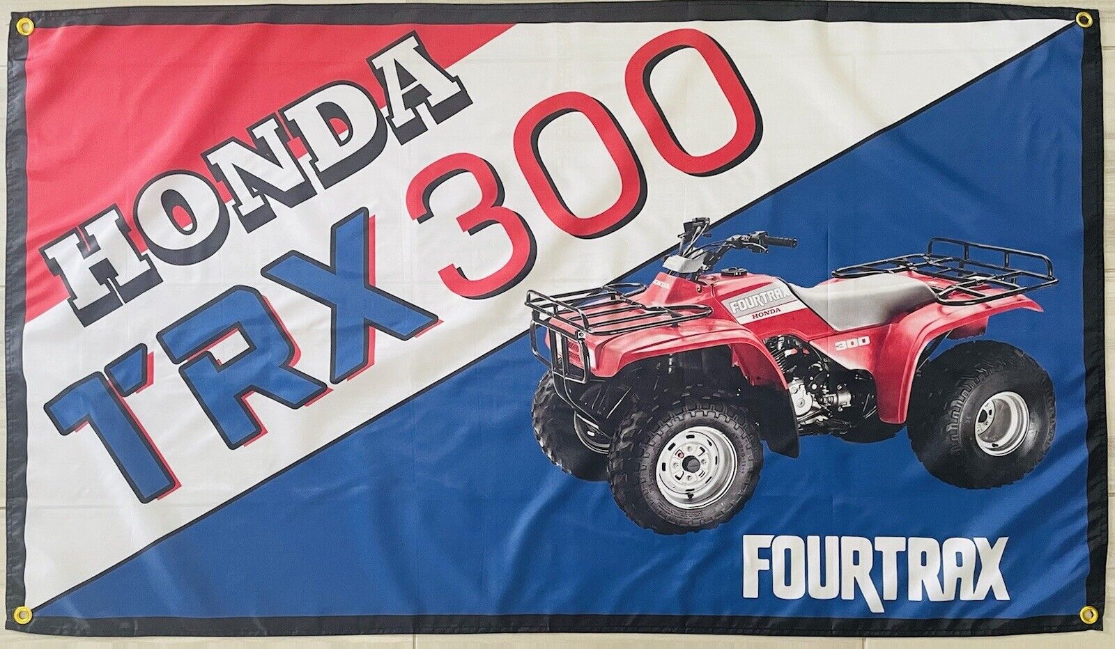 Honda TRX 300 3x5ft FLAG BANNER FLAG MAN CAVE GARAGE ATV