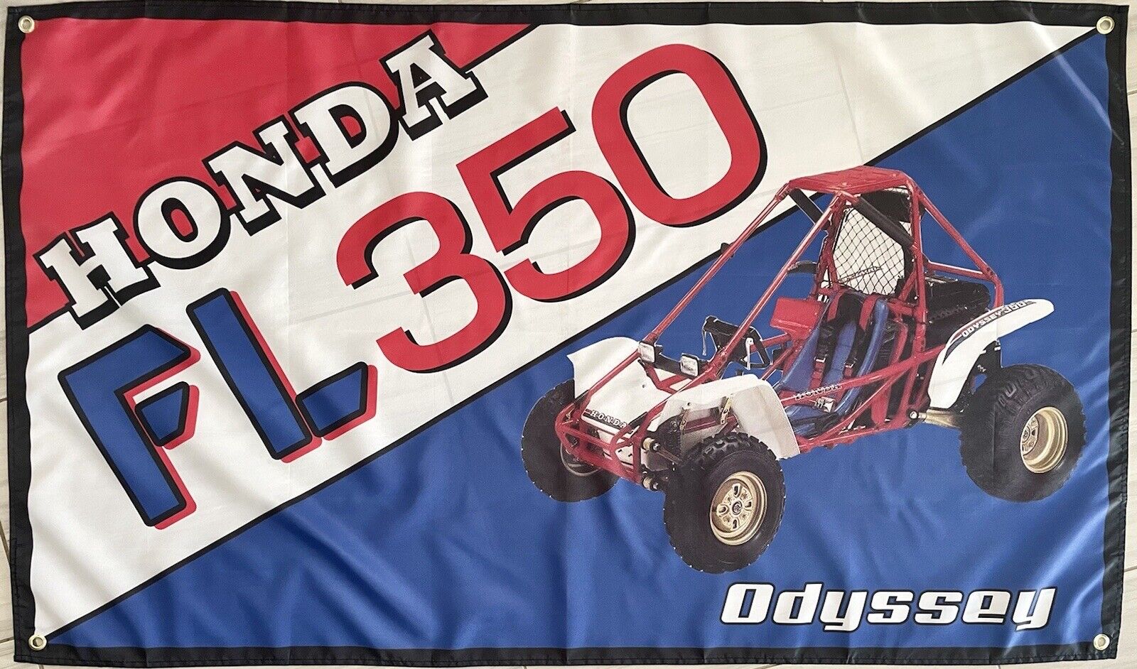 Honda FL350 3x5ft FLAG BANNER FLAG MAN CAVE GARAGE