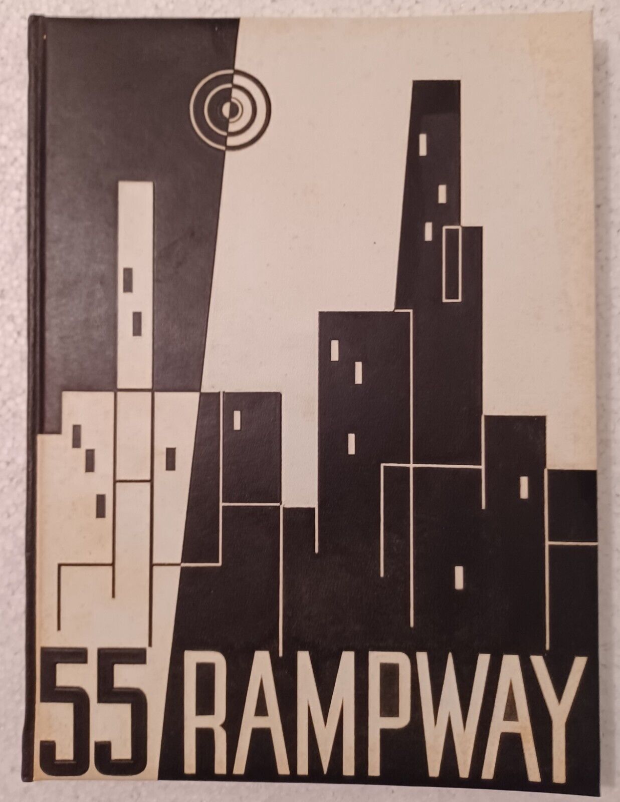 book - 1955 Rampway, Yearbook Atlanta Division Univ of Georgia, very good