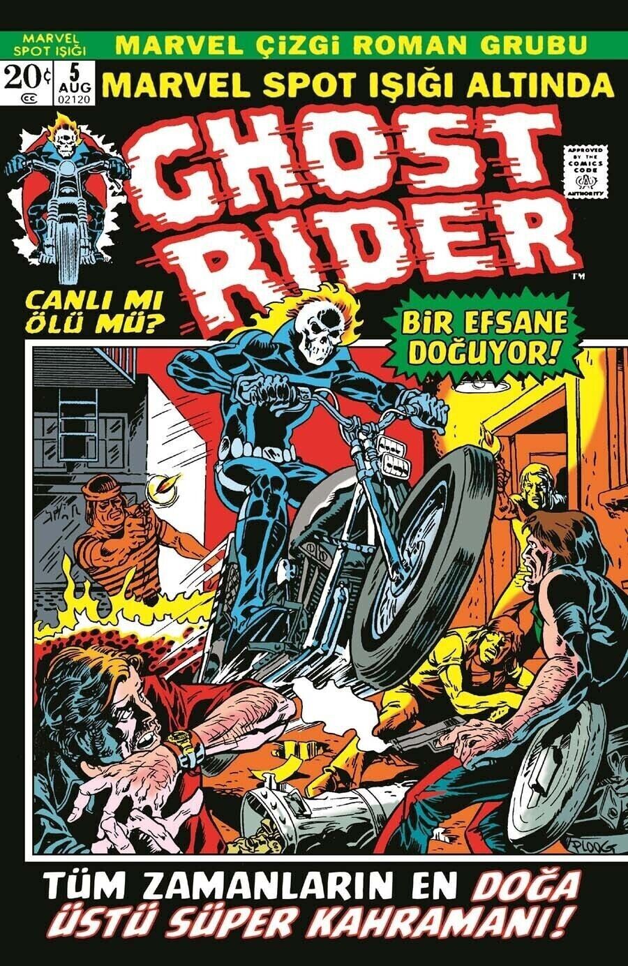 Marvel Spotlight #5 (1971) Ghost Rider Turkish International Edition