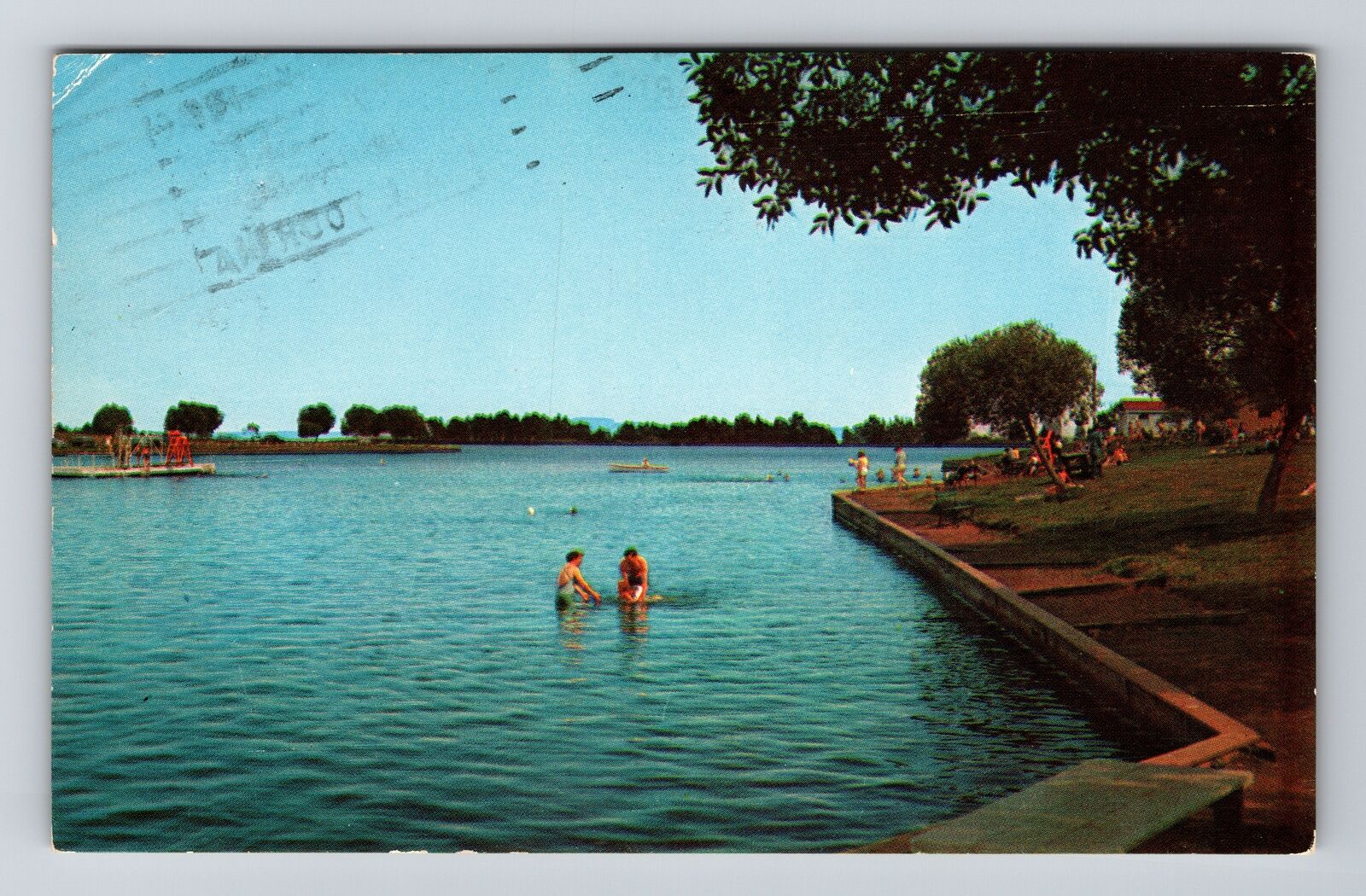 Port Arthur ON-Ontario, Boulevard Lake, Vintage Postcard