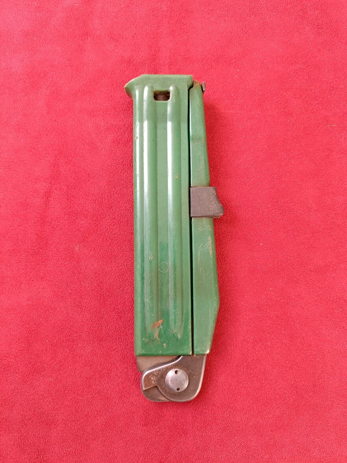 The scabbard of a combat knife of the NRS, a knife of a scout of the USSR.