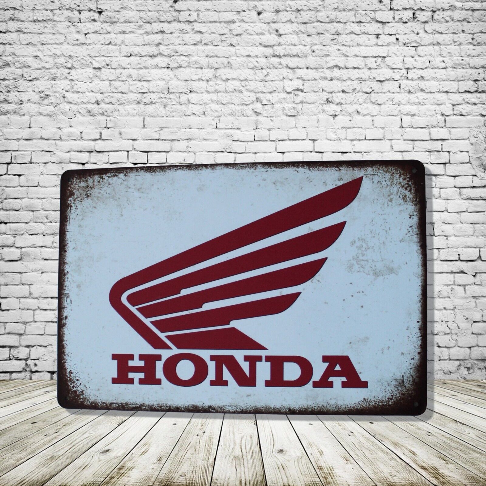 Honda Vintage Style Tin Metal Bar Sign Poster Man Cave Collectible New